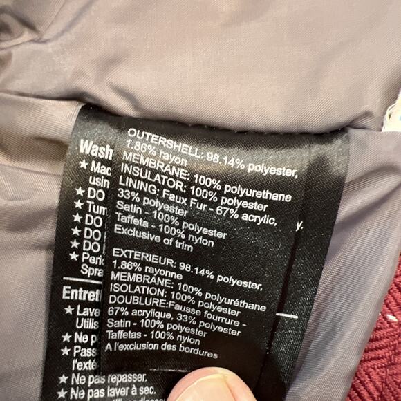 Burton Women’s‎ SnowBoard/Ski Dream Jacket Dry Ride Med Red Plaid - Picture 11 of 11